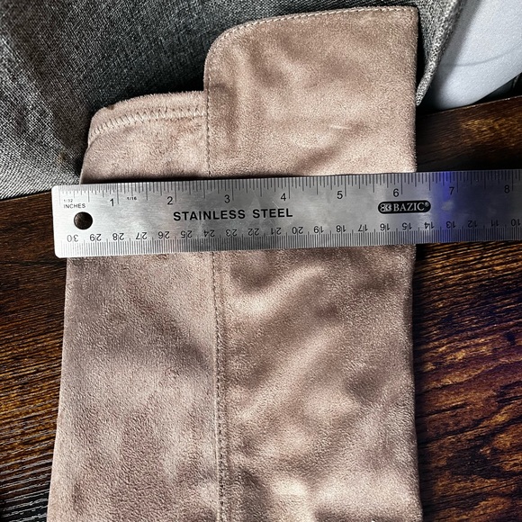 Liz Claiborne Womens Leyla Over the Knee Boots Block Heel Zip 8M and 9.5M - Picture 3 of 12